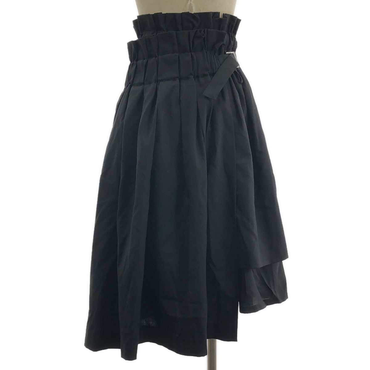 noir kei ninomiya レザースカート ノアール ケイ ニノミヤnoir kei ninomiya プリーツレイヤード