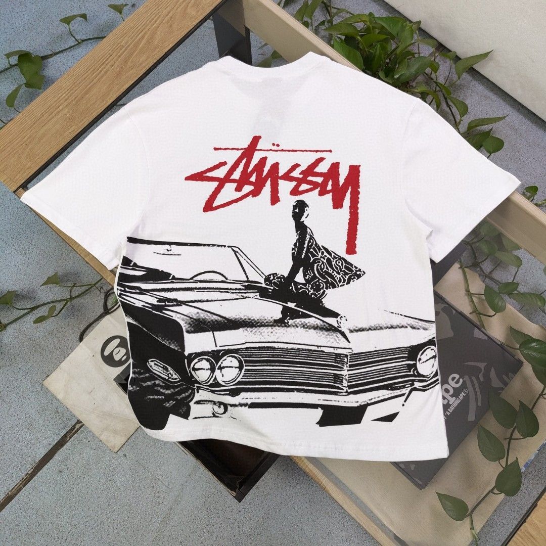 希少デザイン】ステューシー☆ビックロゴ 即完売モデル 半袖T