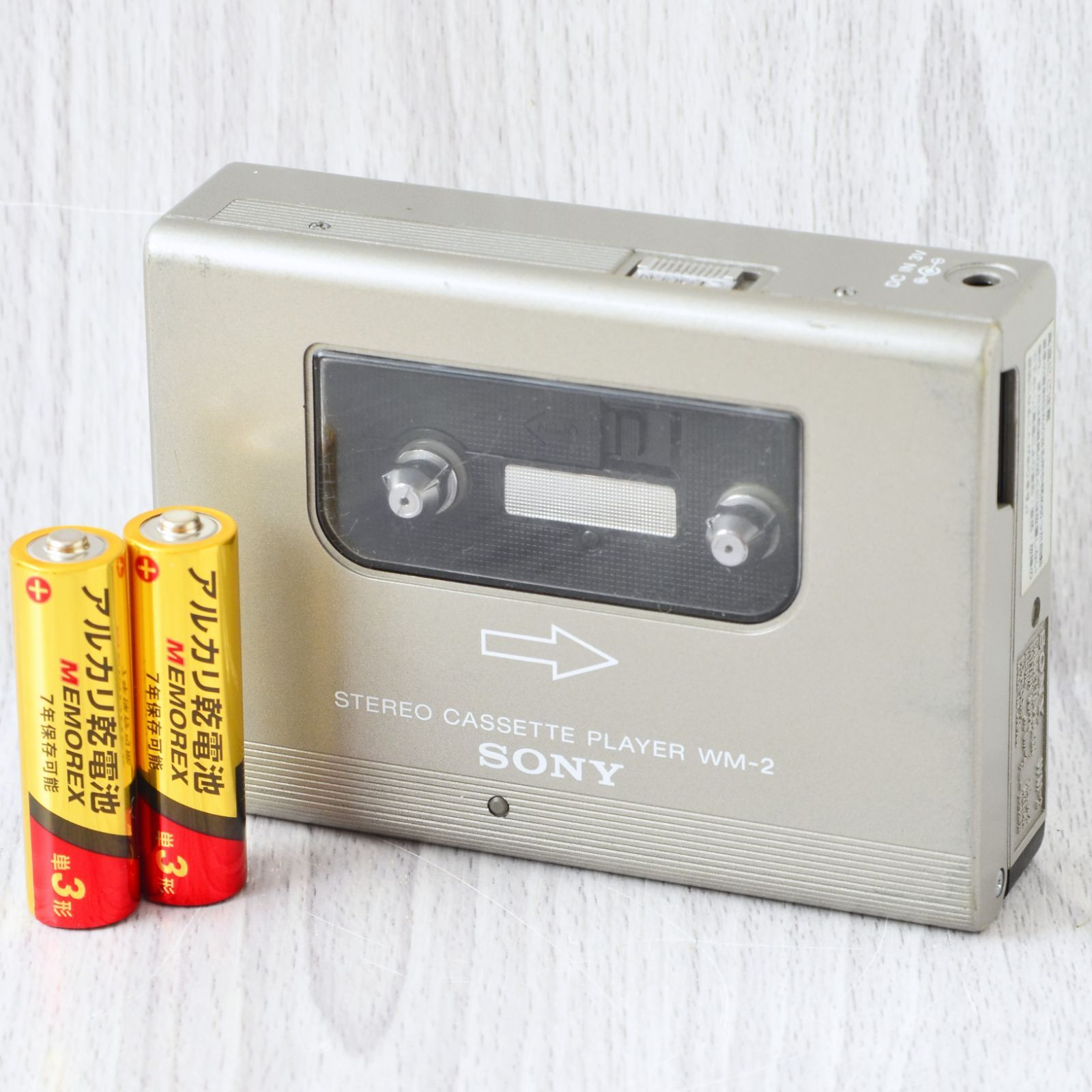 美品! SONY WALKMAN WM-2 カセットウォークマン 銀 修理・整備済