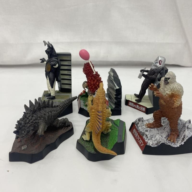 中古】現状品)ｳﾙﾄﾗ怪獣名鑑 ﾌｧｲﾅﾙｺﾝﾌﾟﾘｰﾄｴﾃﾞｨｼｮﾝ 6種ｾｯﾄ(4ｹ欠品