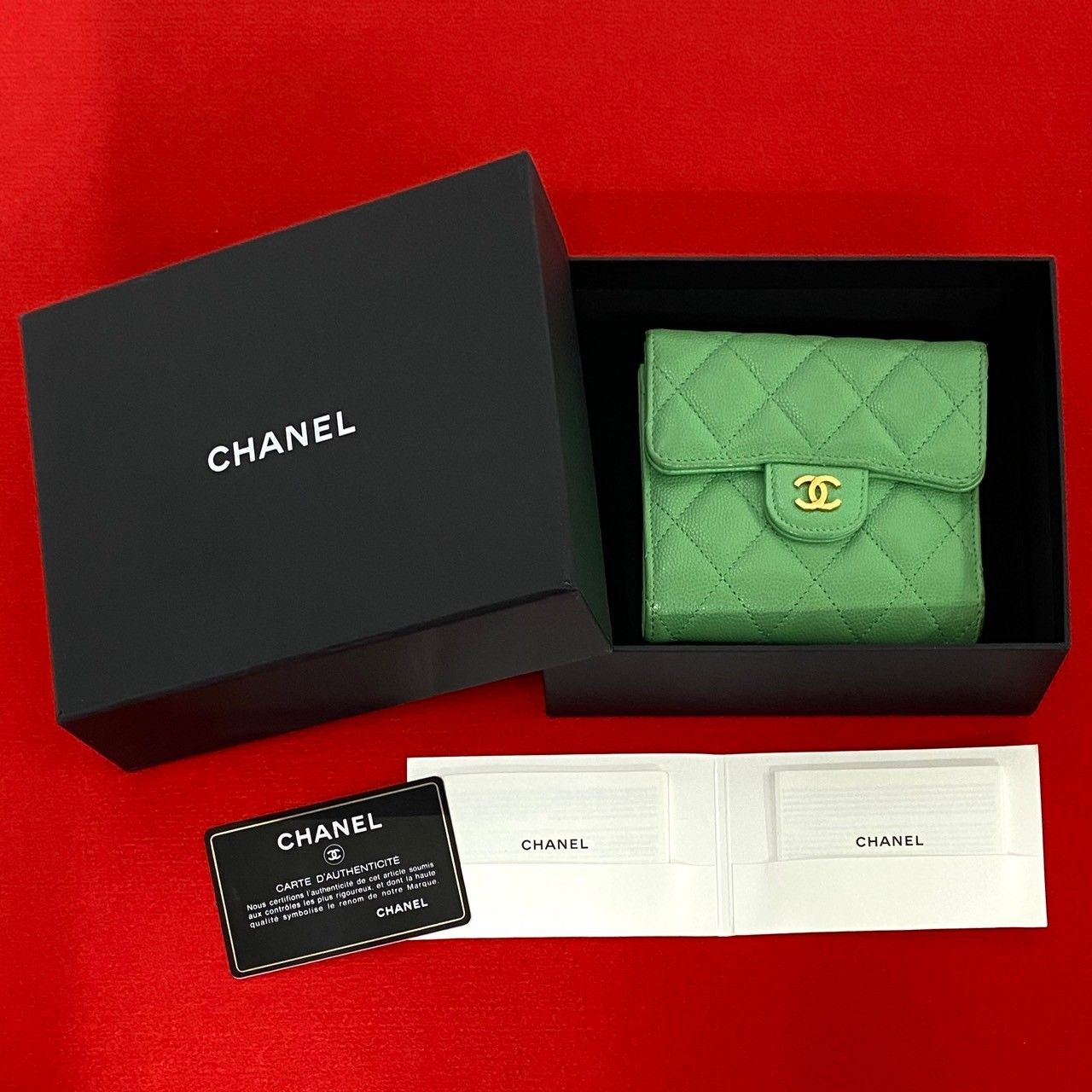 極 美品 箱 袋付き カード シール有 31番台 CHANEL シャネル 
