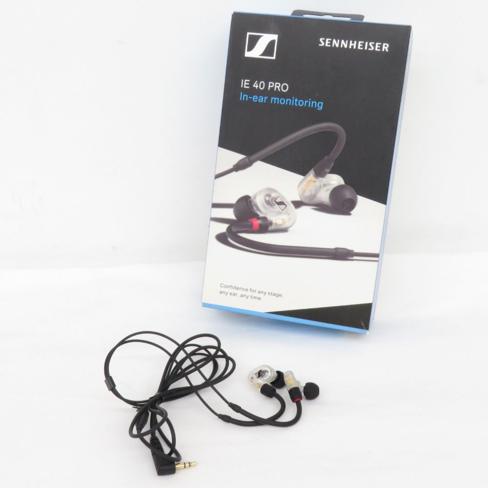 Sennheiser ゼンハイザー オーディオ機器 IE 40 PRO CLEAR モニターイヤフォン 有線イヤホン クリア 507481 - メルカリ