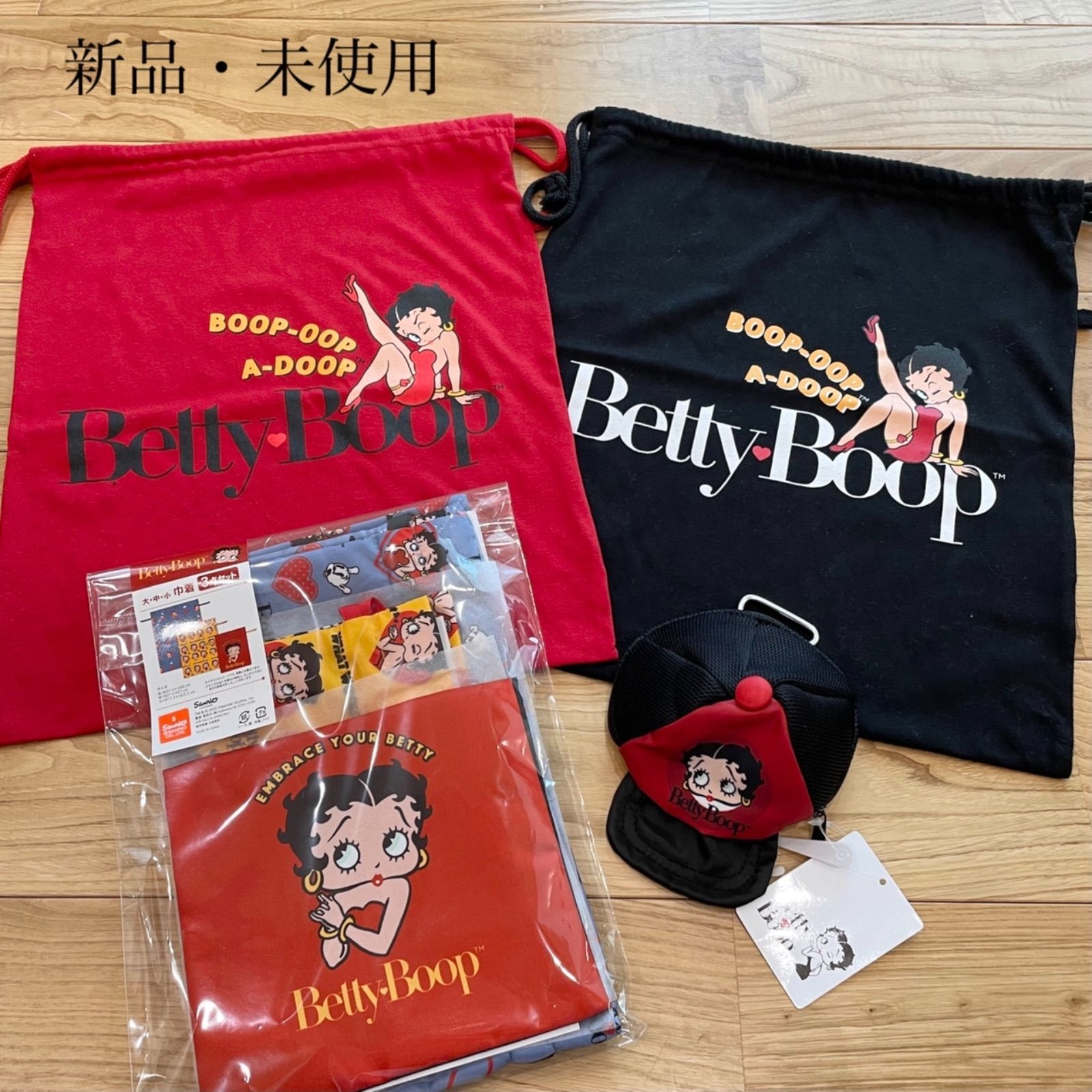 横浜ベイスターズ未使用ベティちゃんTシャツ巾着ピンバッチDNA野球レア ...