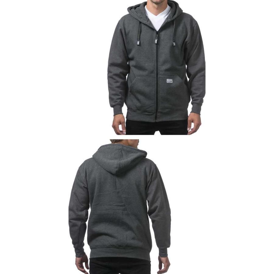 proclub-143　Khaki　PROCLUB　カーキー　プロクラブ フルジップアップパーカーFULL ZIP HOODIE フーディ ビックシルエット13OZ裏起毛 無地13オンス ゆったりサイズ　新品未使用