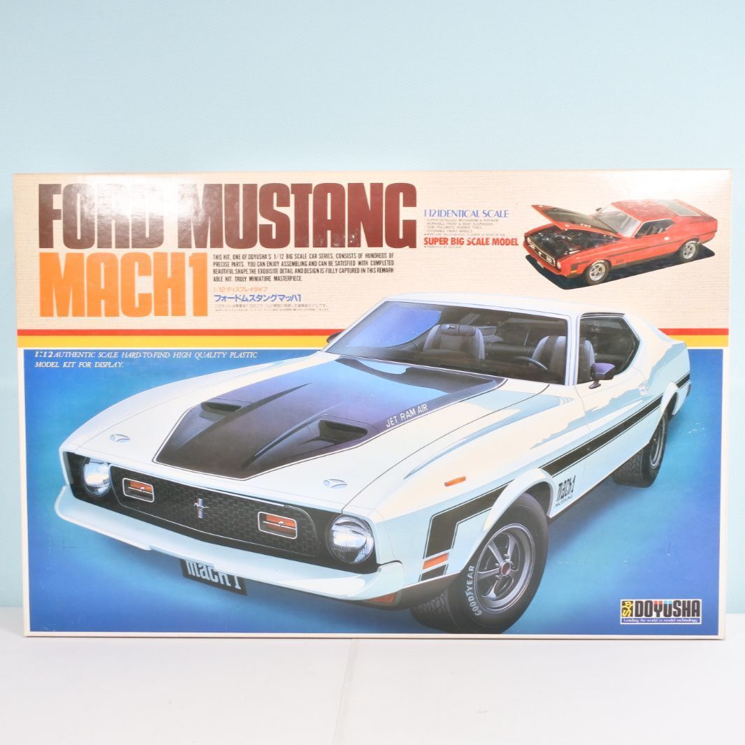 大清水42-4-1018 未組立 1|12 プラモデル FORD MUSTANG MACHA 1 フォード ムスタング マッハ1 アメ車 DOYUSYA 童友社
