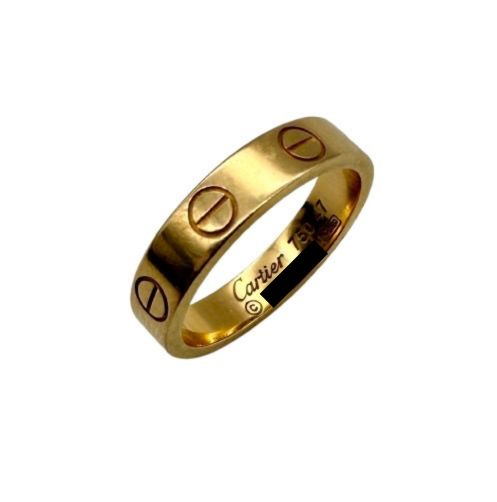 ☆中古美品☆ カルティエ/Cartier ラブリング 7.5号 K18/750 YG #47  