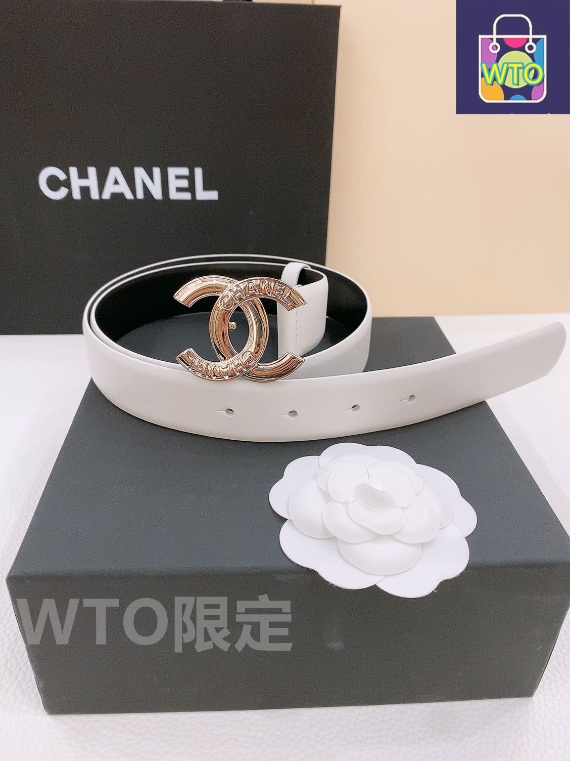 今日特価】Chanel シャネル ダブル C ベルト-1 - メルカリ