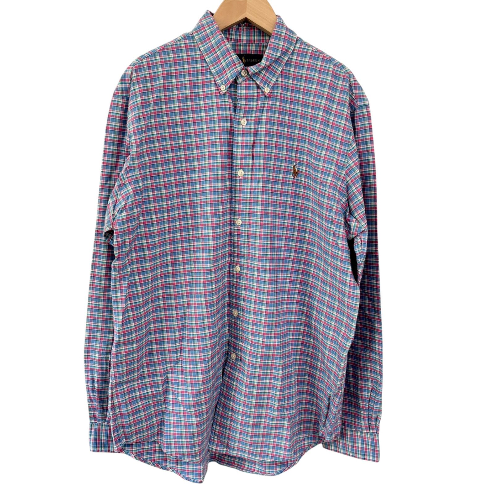 新品未使用　ラルフローレン　Ralph Lauren 長袖シャツ160 チェック TR10 Ralph Lauren ラルフローレン チェック柄 長袖シャツ
