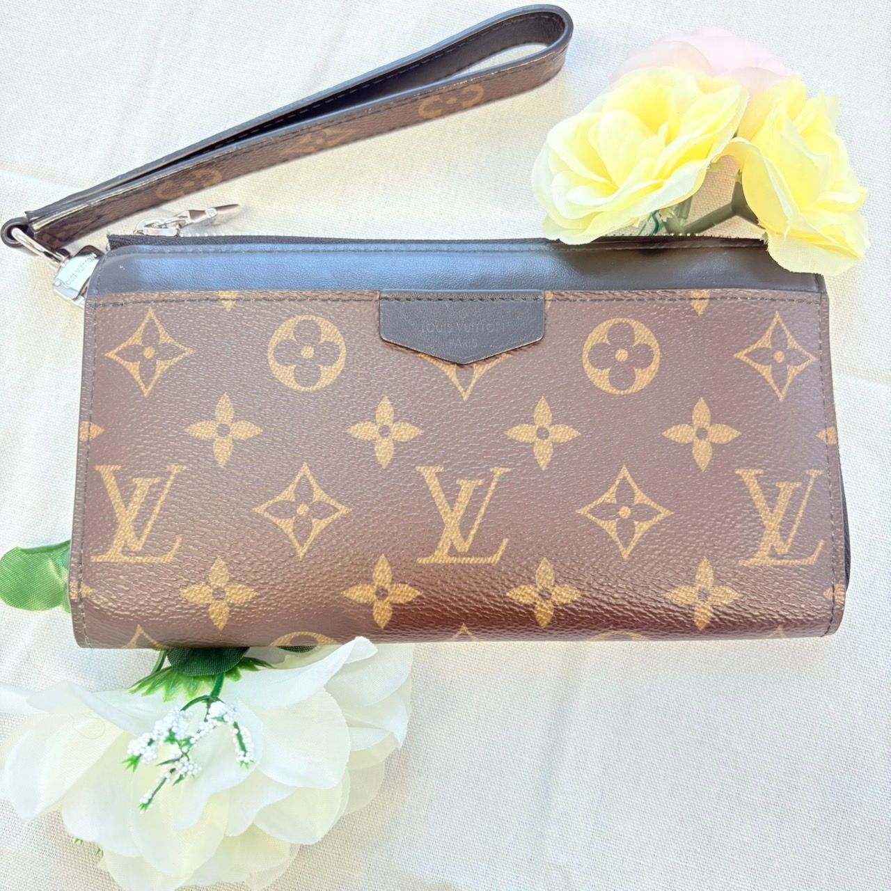Louis Vuitton ヴィトン 長財布 マカサー ジッピードラゴンヌ M69407 