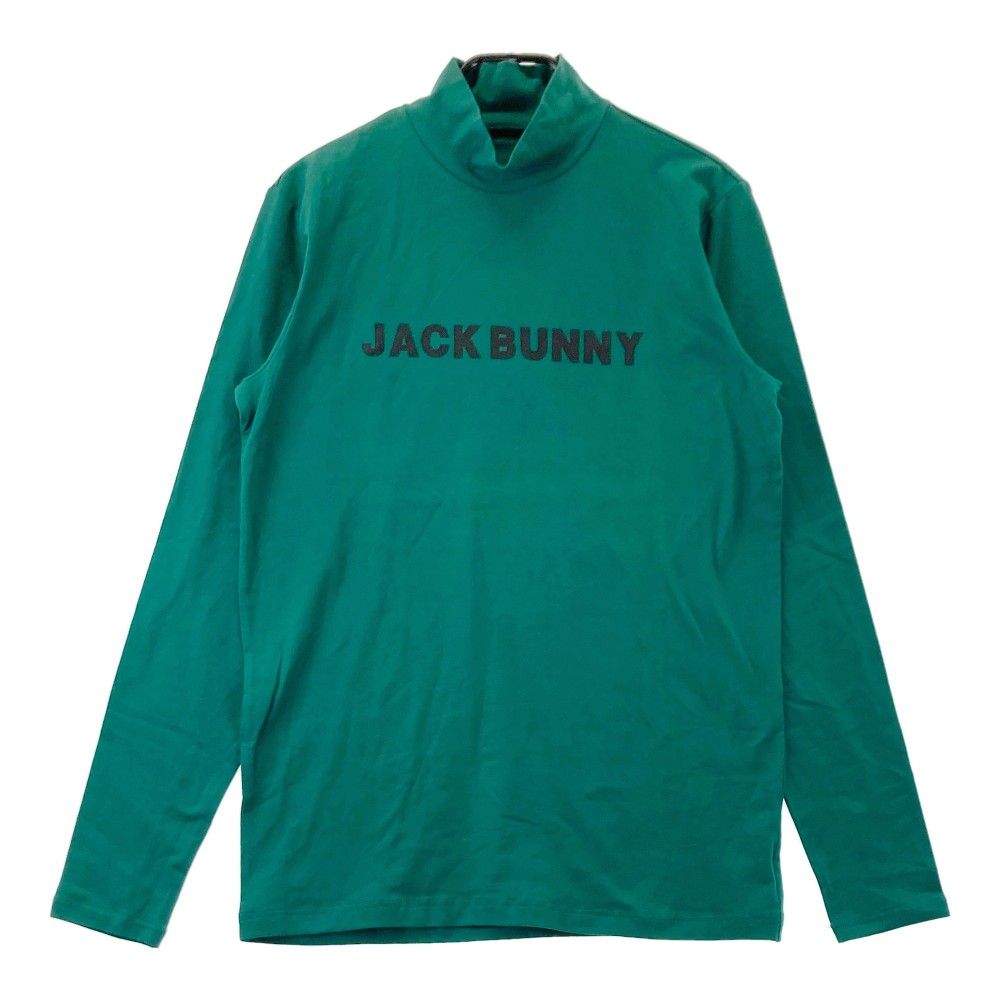 サイズ：6 JACK BUNNY ジャックバニー  ハイネック長袖Tシャツ  ブラック系 [240101435147] ゴルフウェア メンズ ストスト JACK BUNNY ジャックバニー ハイネック長袖Tシャツ ブラック系 6