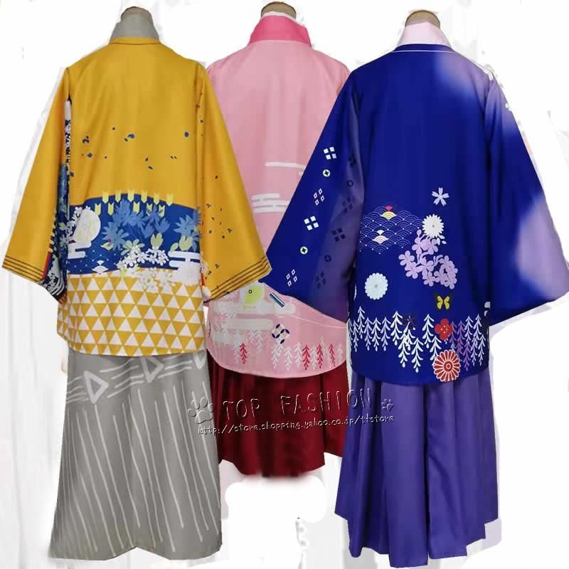 我妻善逸 遊郭編 コスプレ衣装※ウィッグ付き トランキン 鬼滅の刃 我妻