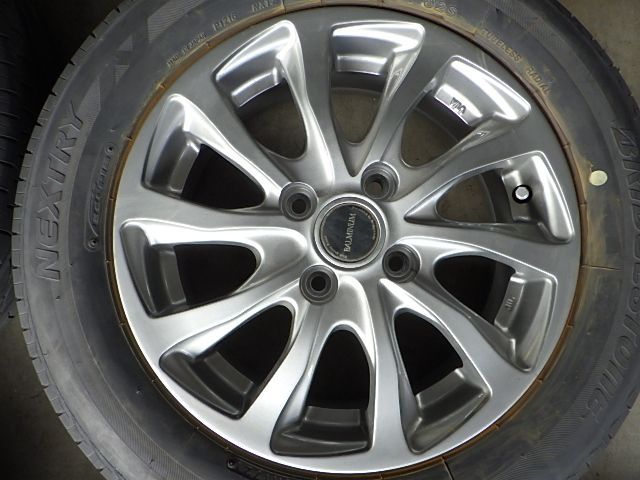 平和 231-742 BALMINUM アルミホイール＆ラジアルタイヤ 175|65R14 2019-21年 ４本セット アメカジスタイル