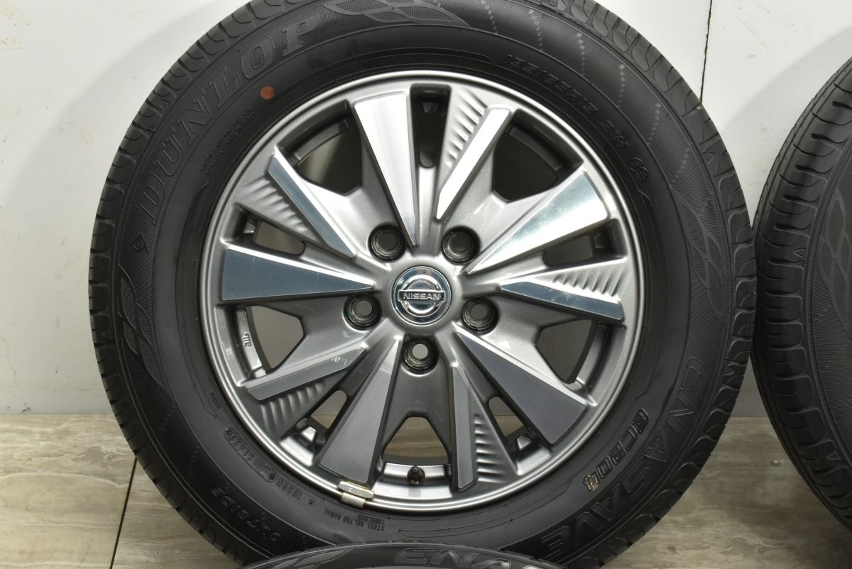 【良好品】ニッサン C27 セレナ e-POWER 純正 15in 5.5J+45 PCD114.3 ダンロップ エナセーブ EC204 195/65R15 ラフェスタ シルフィ リーフ