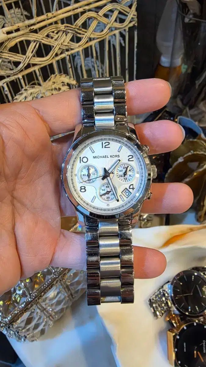 MICHAEL KORS マイケル コース シルバー メタル 男性 腕時計