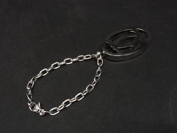 □新品同様□ Cartier カルティエ 2Cロゴ キーホルダー