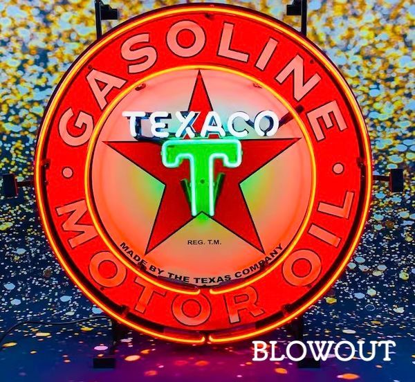 TEXACO 2 看板 テキサコ REG.T.M 76cm 世田谷ベース TEXACO 看板