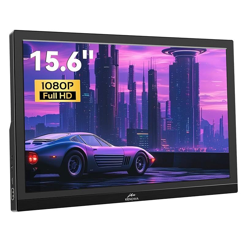 在庫限り】モバイルモニター 15.6インチ Kenowa FHD 1920*1080 解像度