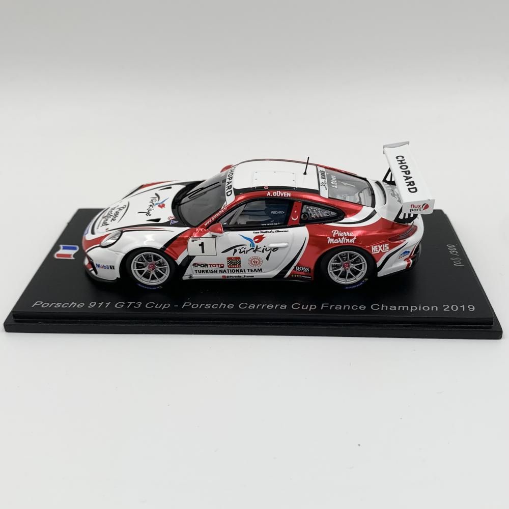 【中古】開封 スパークモデル 1/43 Porsche Carrera Cup France ポルシェ カレラ カップ フランス No.1 Champion 2019 Ayhancan Guven[17]