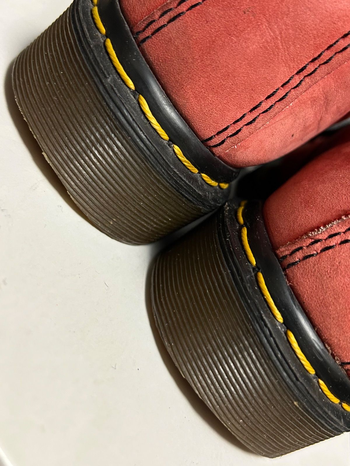 80年代リアルイングランド製Dr.Martens6EYELET カメリアレッド