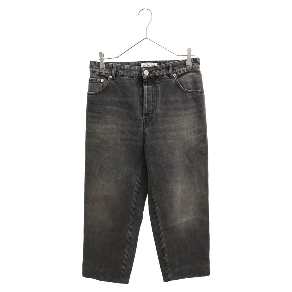 BALENCIAGA (バレンシアガ) Cropped Pants Dirty Vintage Black 