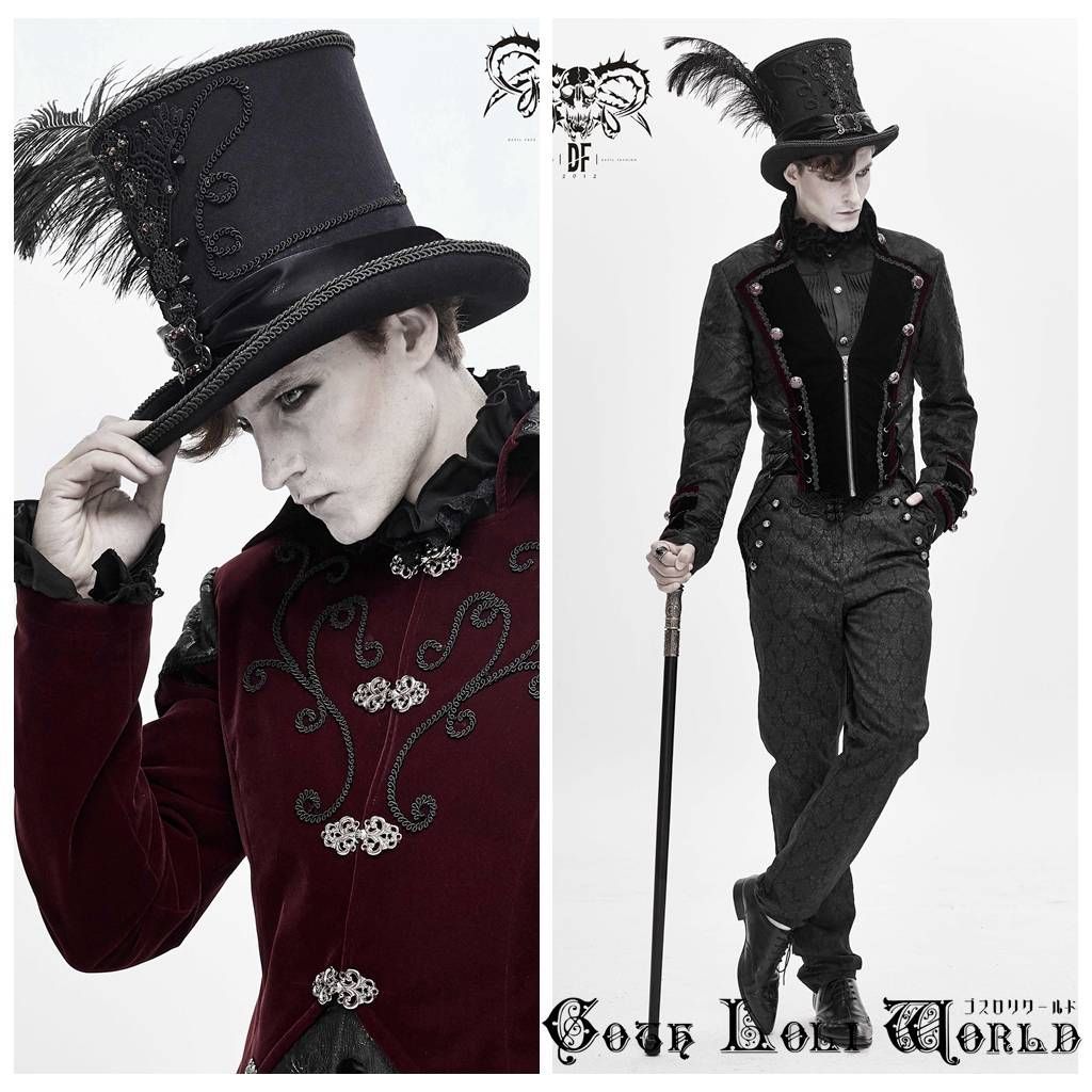 Devil ゴスロリ羽根飾り付きゴージャスシルクハット AS069 - メルカリ