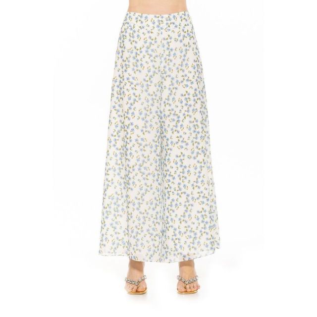 【送料無料】 アレクシアアドマー レディース カジュアルパンツ ボトムス Women's ALEXIA ADMOR Imogen Wide Leg Chiffon Pants Blue Ditzy
