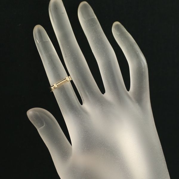 ヒロタカ リング ブラック&クリア ダイヤ ダイヤモンド 0.03ct  