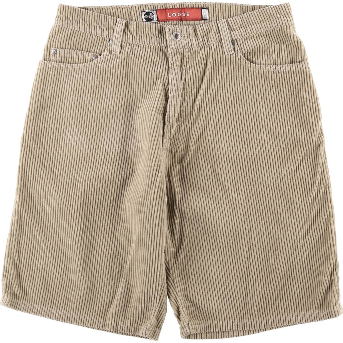 古着 90年代 リーバイス Levi s SILVER TAB シルバータブ LOOSE ルーズ コーデュロイショーツ ハーフパンツ |eaa579832