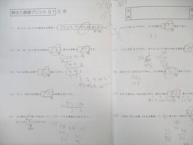 SAPIX 小6 サピックス SS特訓 解法力 算数 通年セット 【全14回分フル