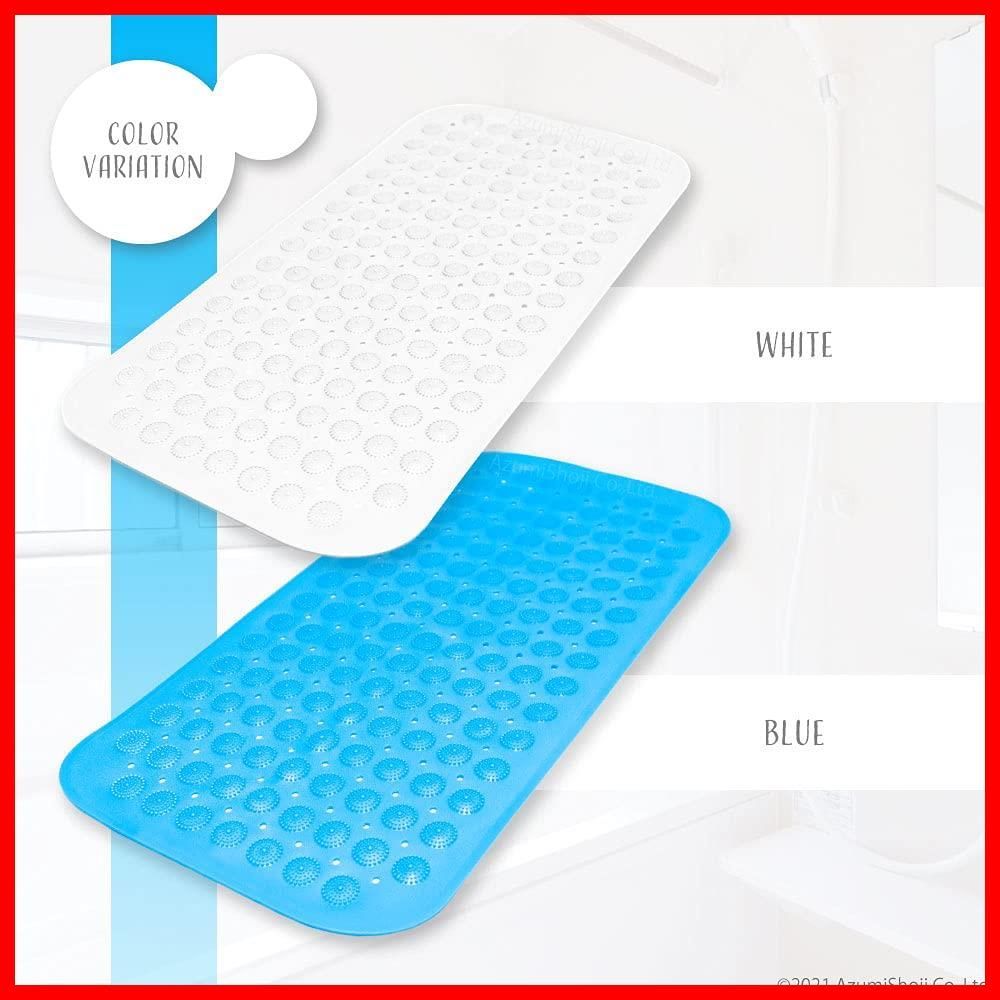 商品 AngeliqueShop バスマット 介護用品 滑り止め付き 転倒防止 浴槽マット お風呂マット ブルー ホワイト 新生活 春 ホワイト WWW_OPDRERGINERDOGAN_COM