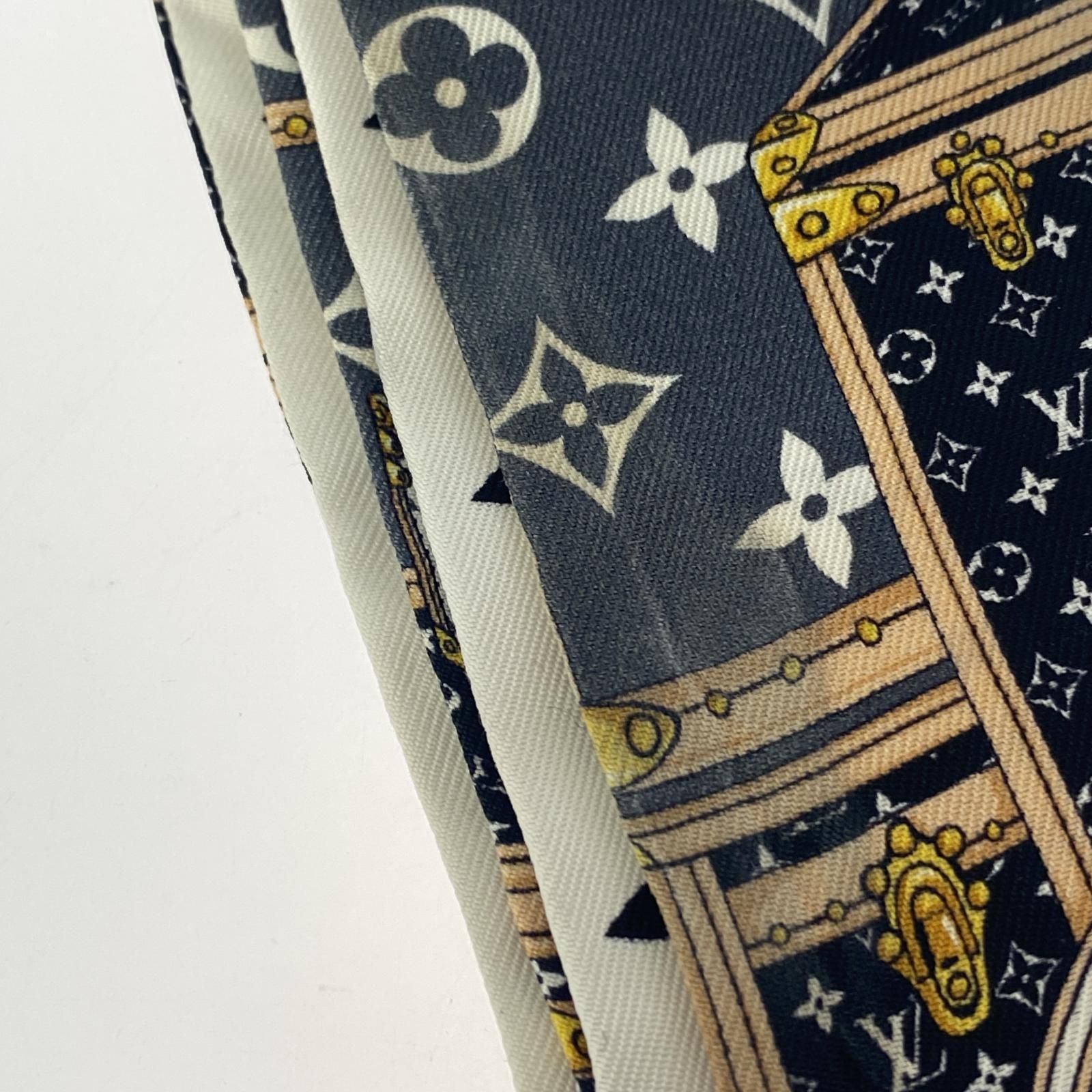 LOUIS VUITTON ルイ・ヴィトン M76442スカーフ/ブラック系