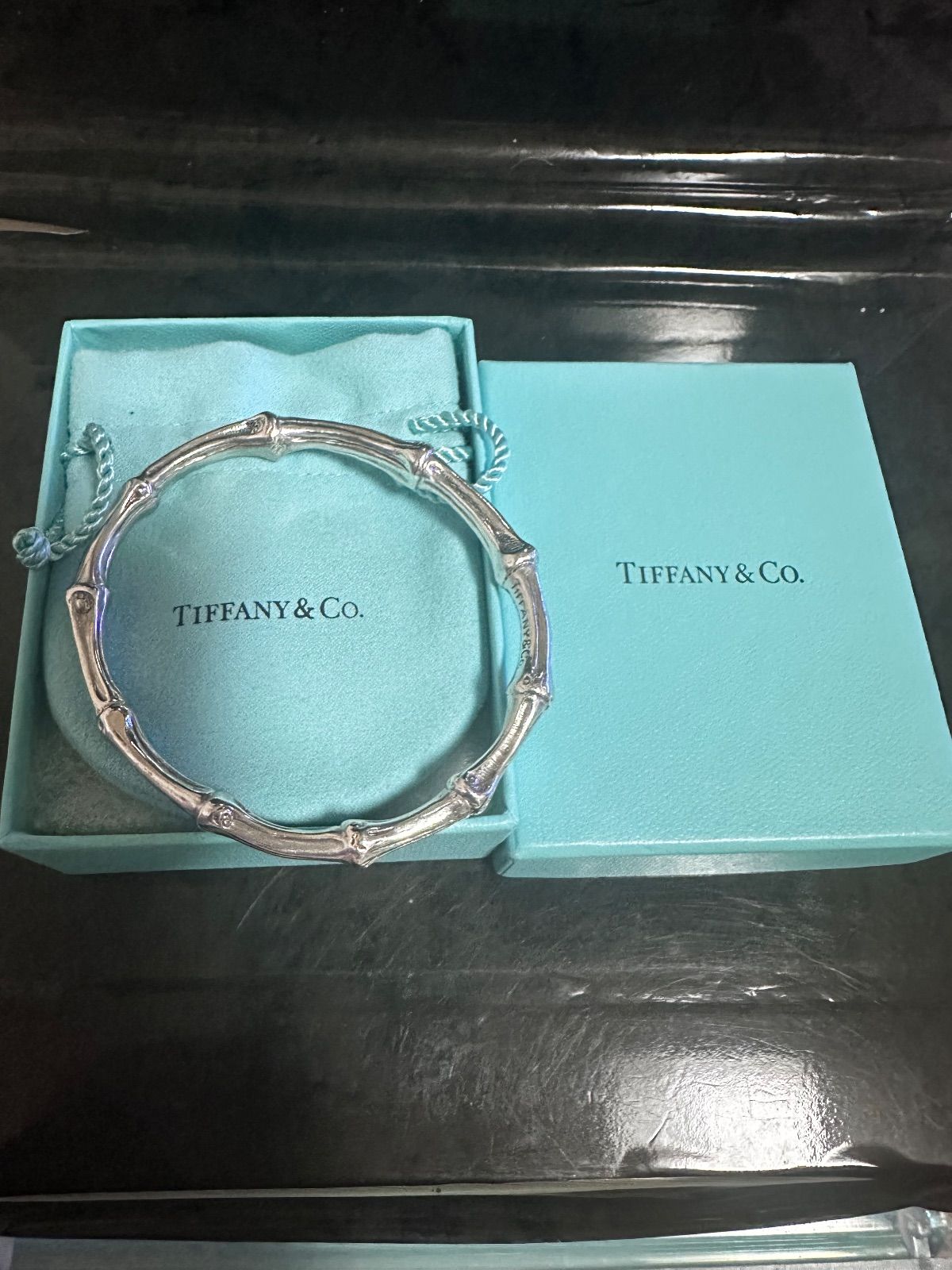 オールドティファニー 廃盤品 Tiffany-Co. ティファニー バンブー バングル ブレスレット