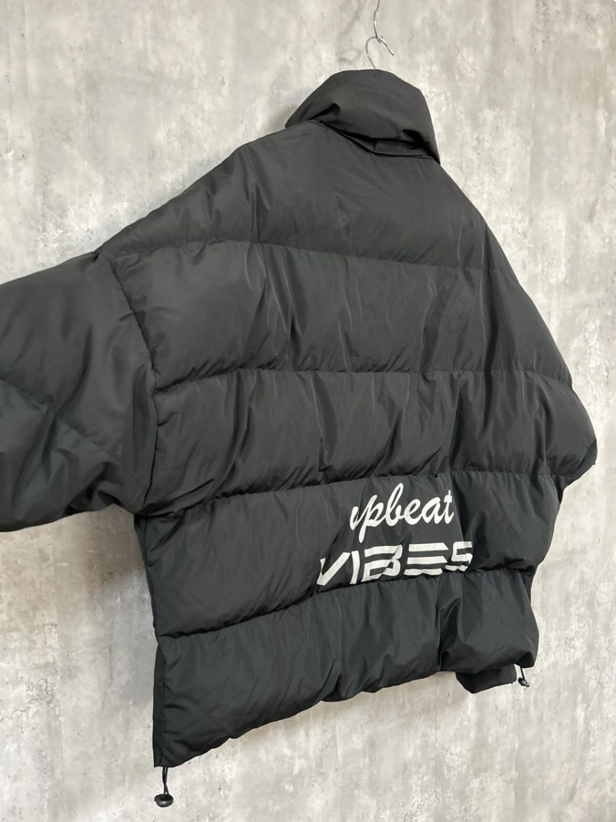 ダウン ZARA ザラ プリント ダウン ジャケット size40/黒 ◇□ メンズ