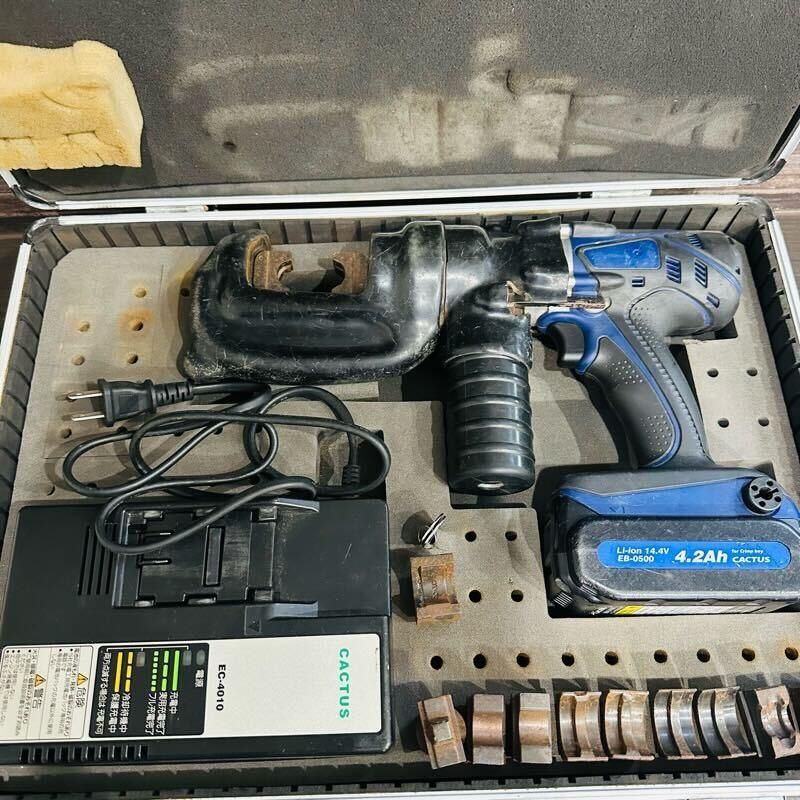 CACTUS カクタス クリンプボーイ EW-8L 電動油圧式圧着工具