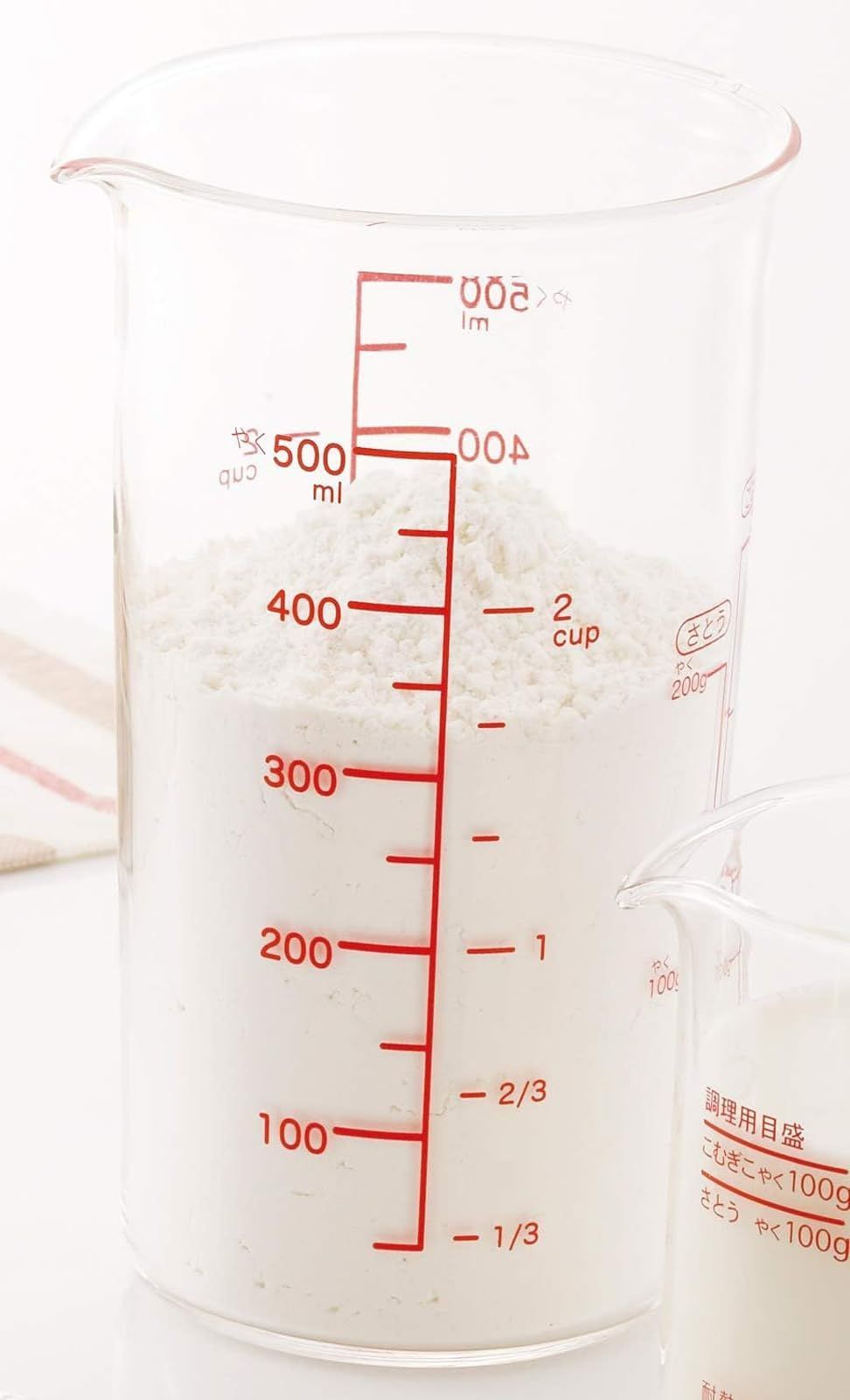 メジャーカップ 100ｍl 200ml 500ml 計量カップ 耐熱ガラス 3個セット iwaki イワキ