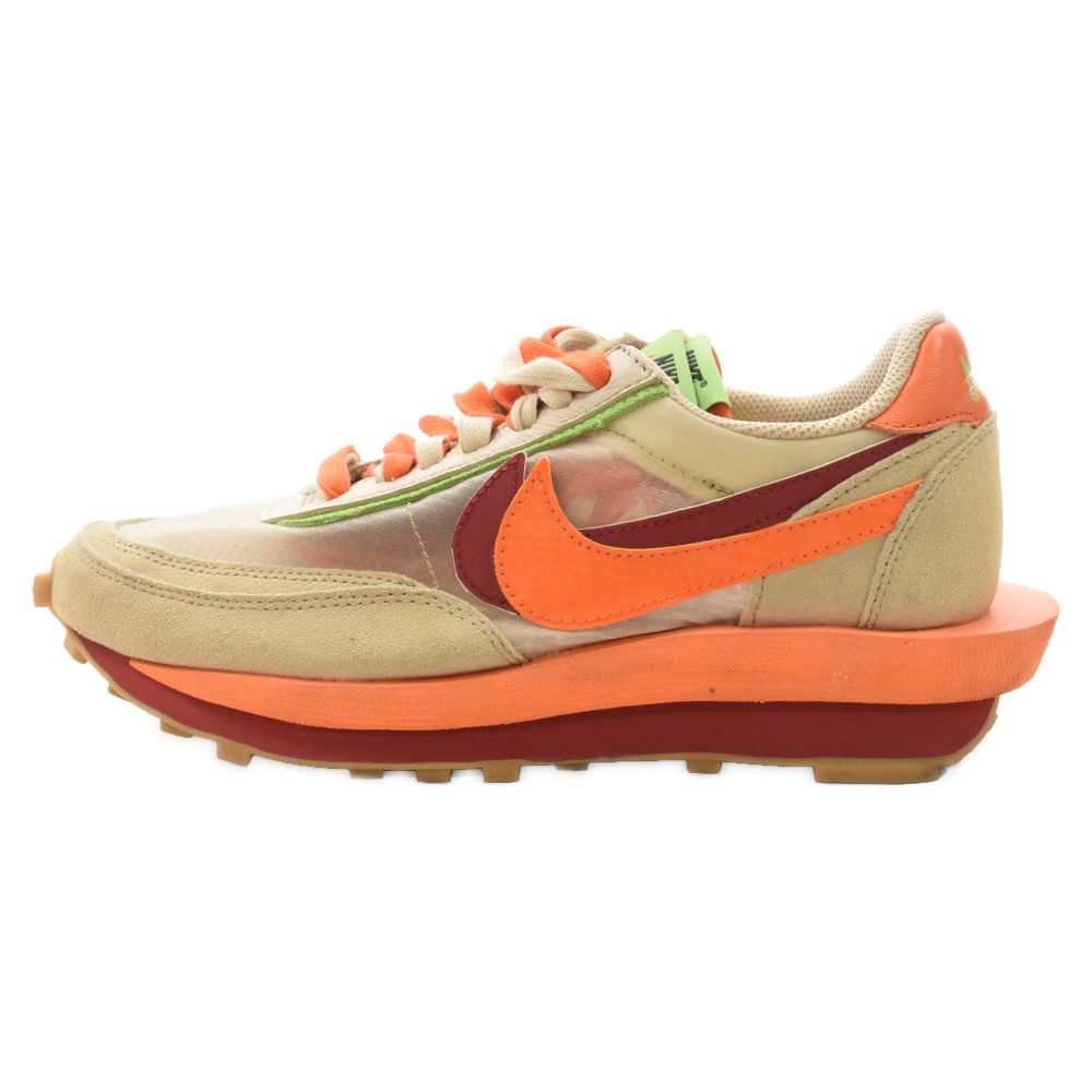 NIKE (ナイキ) ×sacai CLOT LD WAFFLE ORANGE BLAZE クロット サカイ LD ワッフル オレンジ ブレイズ  ローカットスニーカー オレンジ US6/24.0cm DH1347-100 - メルカリ