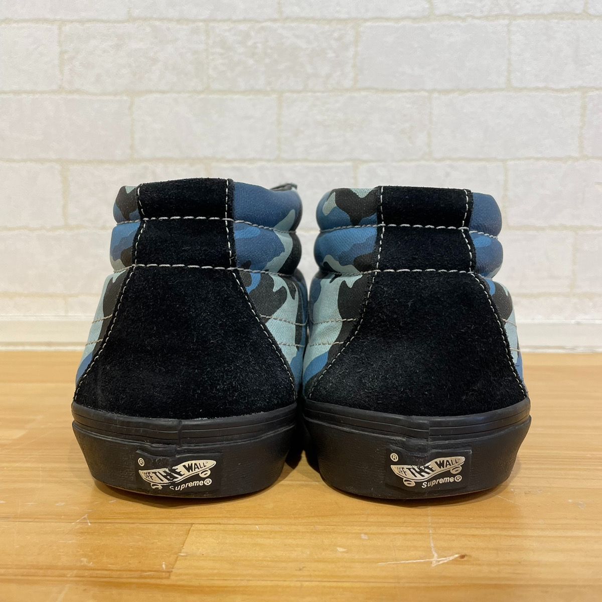 シュプリーム SUPREME ×VANS バンズ 15SS SK8-Mid スケート ミッド SKY 