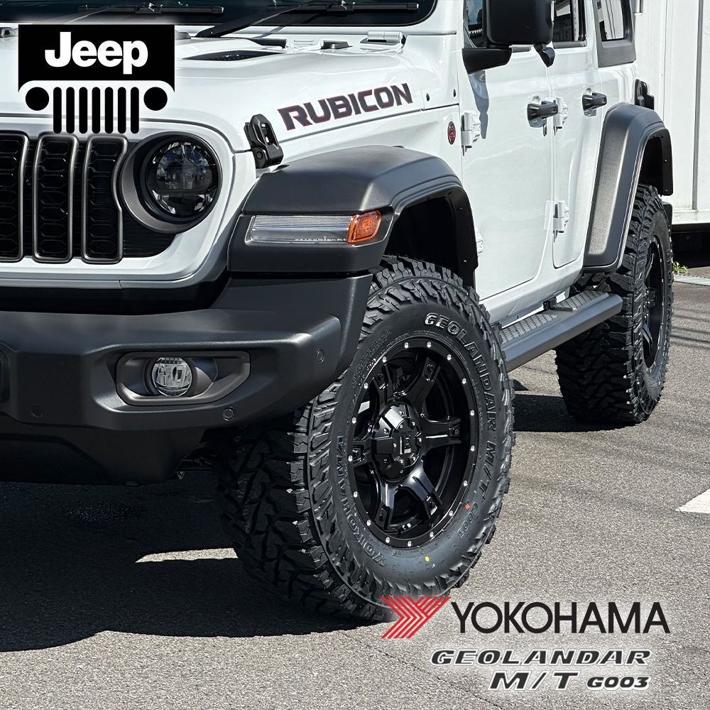 Wrangler】 JL JK タイヤホイール 17インチ OutLaw YOKOHAMA ジオランダーMT 265/65R17 265/70R17  275/70R17 285/70R17 33x12.50R17 35x12.50R17 4本セット - メルカリ