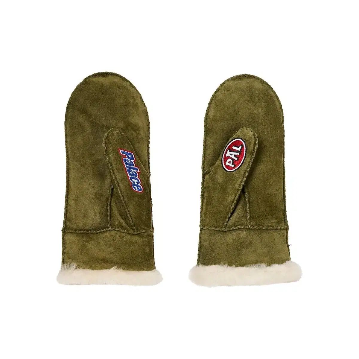 アグ x パレス シープスキン ミトン バーント オリーブ