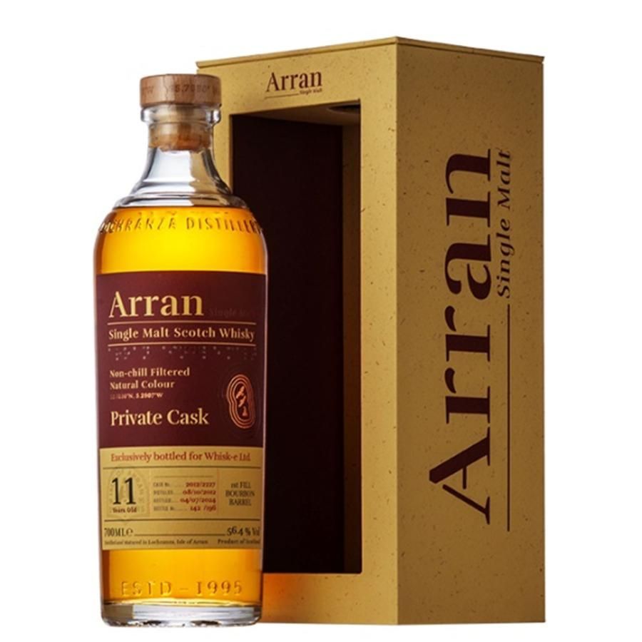 アラン シングルモルト スコッチ ウィスキー プライベートカスク 2012 ファーストフィルバーボンバレル 700ml 正規品