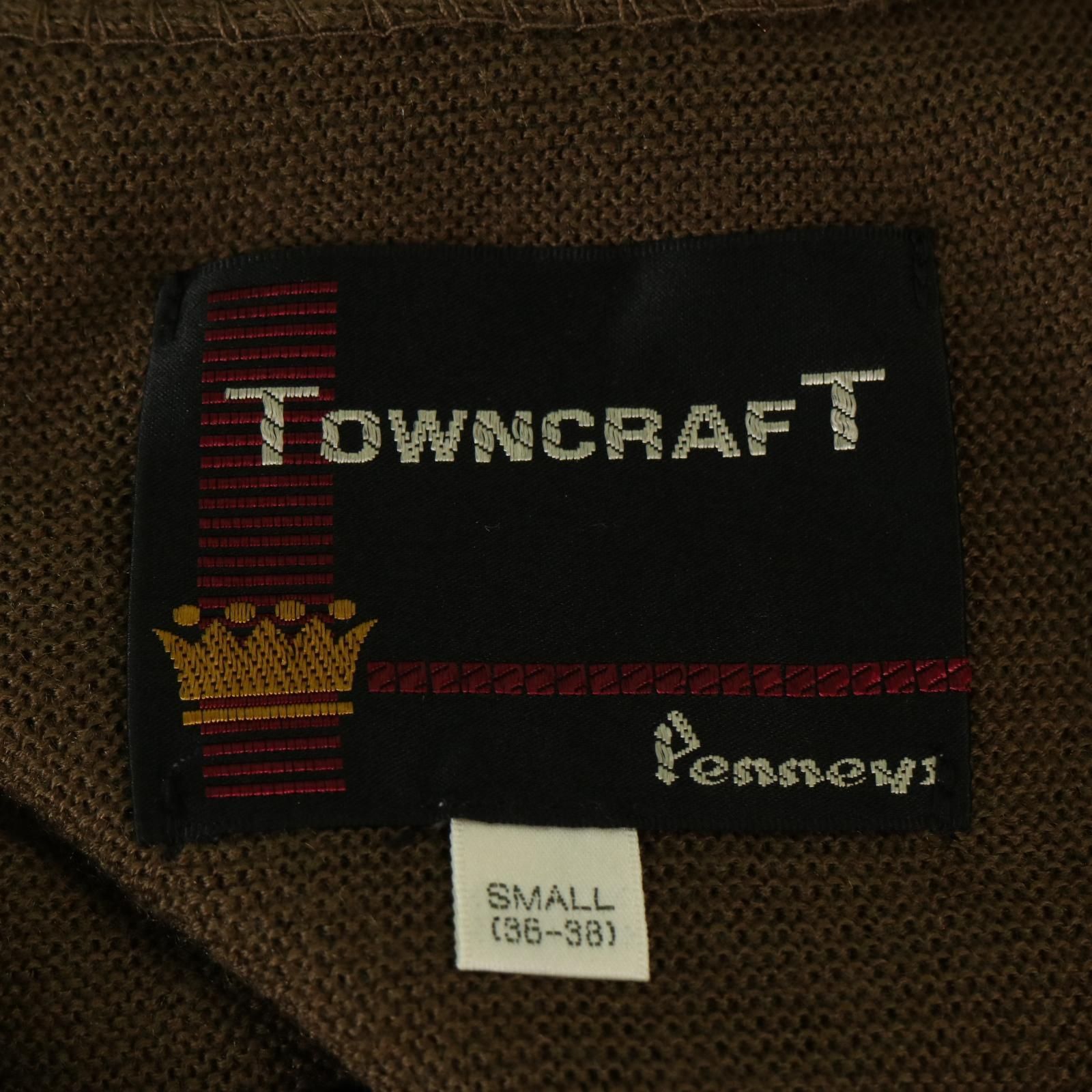 TOWNCRAFT タウンクラフト アクリル ニット カーディガン 表記サイズS　【2409】