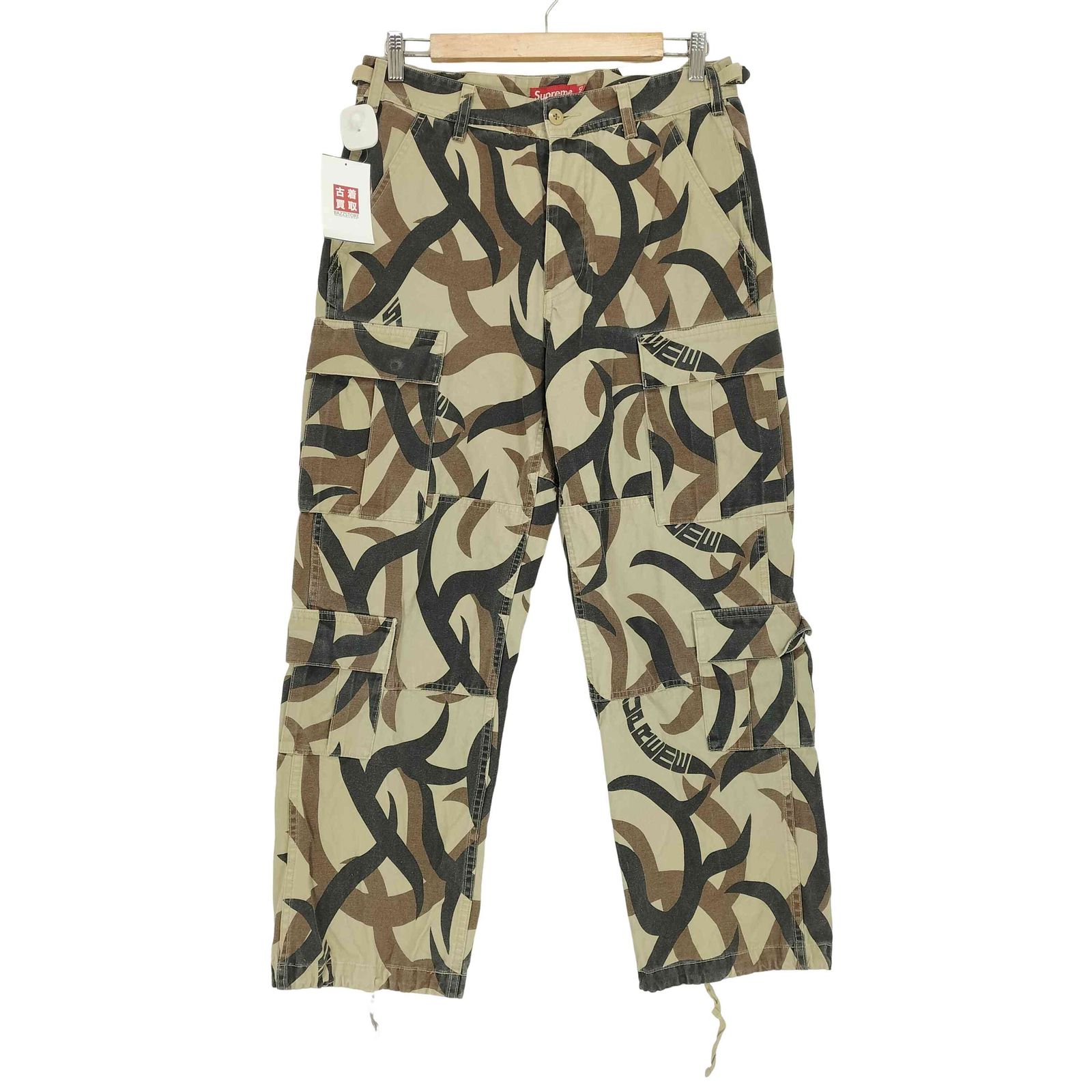 Supreme シュプリーム 19AW Cargo Pant RED TRIBAL CAMO