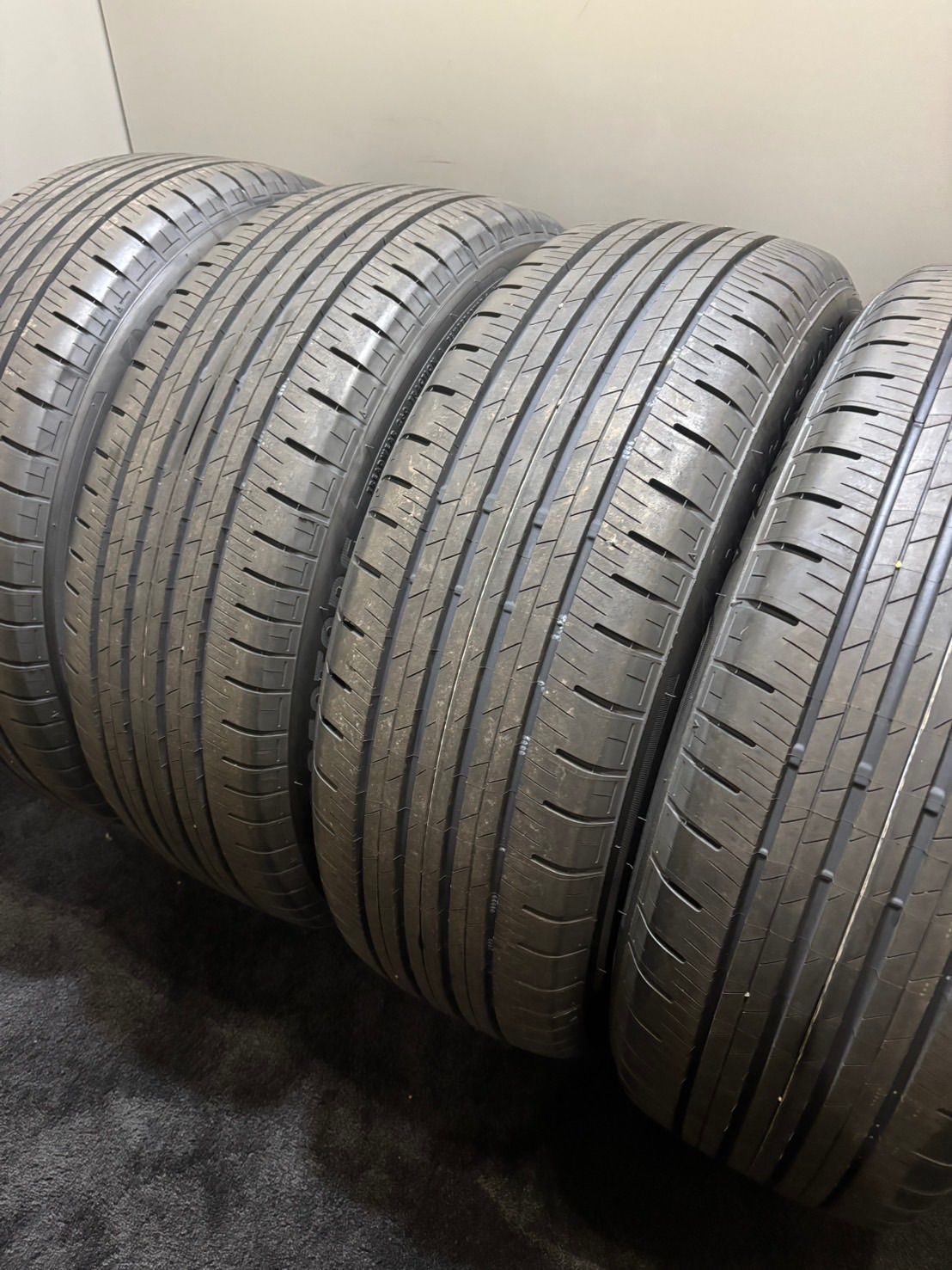 新車外し 225|55R18 BRIDGESTONE|ALENZA H|L33 夏タイヤ サマータイヤ 4本 ブリヂストン ZR-V デリカ エルグランド 南9-I527