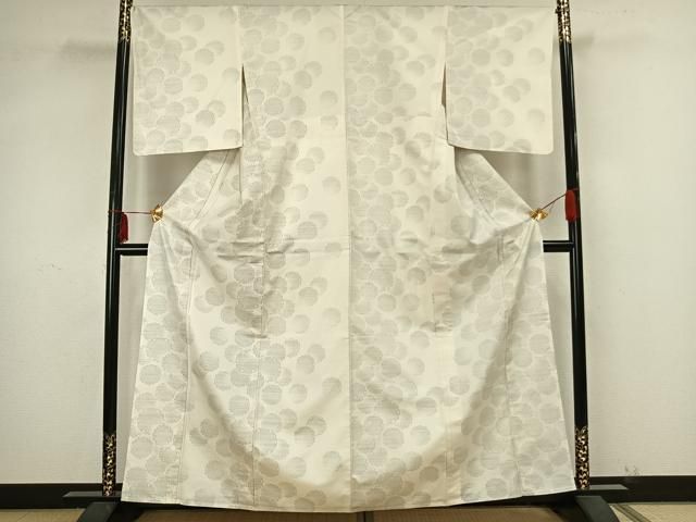 D848 本場白大島紬　正絹　着物　単衣　極美品 楽天市場】【新古品】 本場大島紬 着物 大島紬 正絹 白大島 白弘