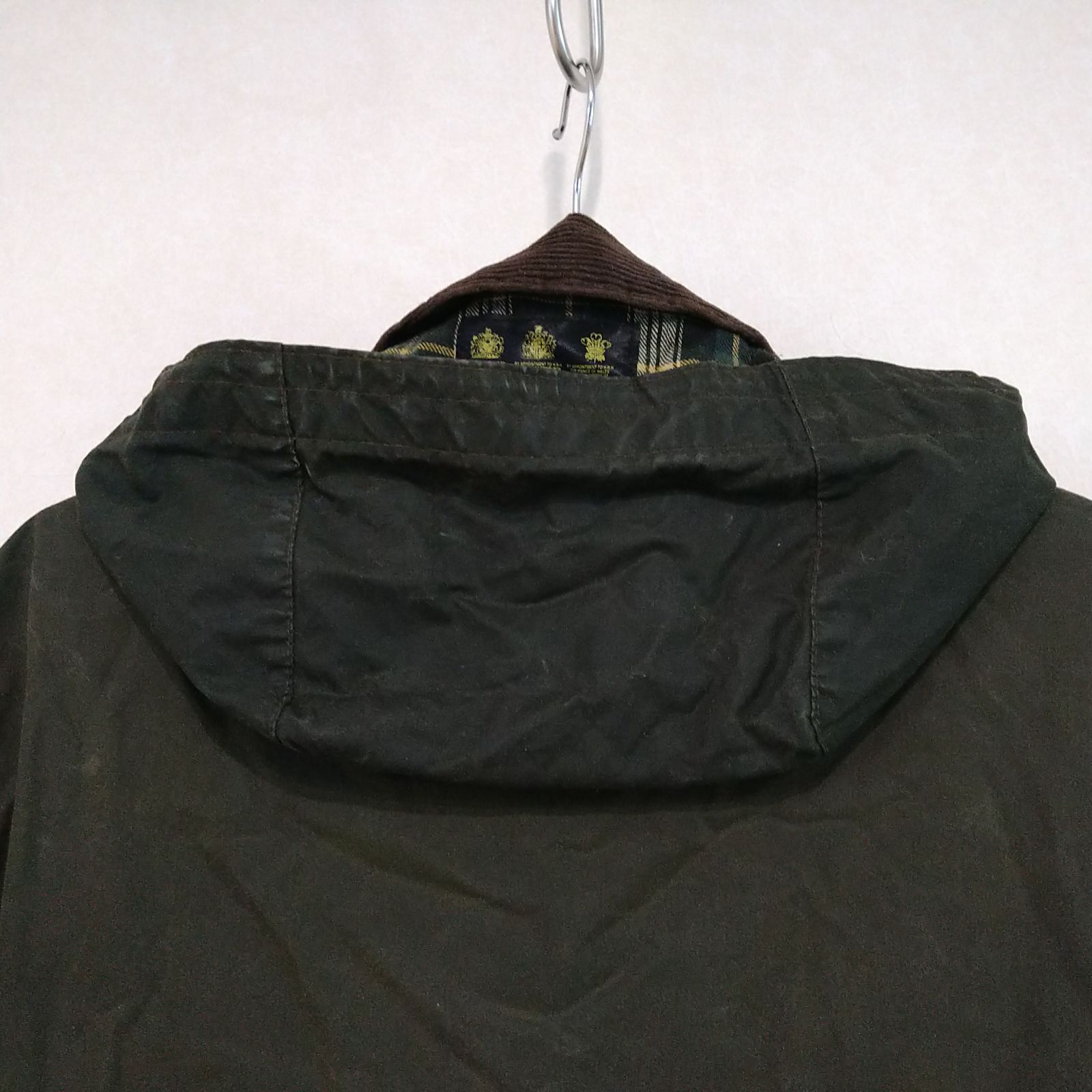 90s Barbour Border Jacket [フード&ライナー付] ☆1994年製☆ライナー付き☆フード付き バブアー ボーダー