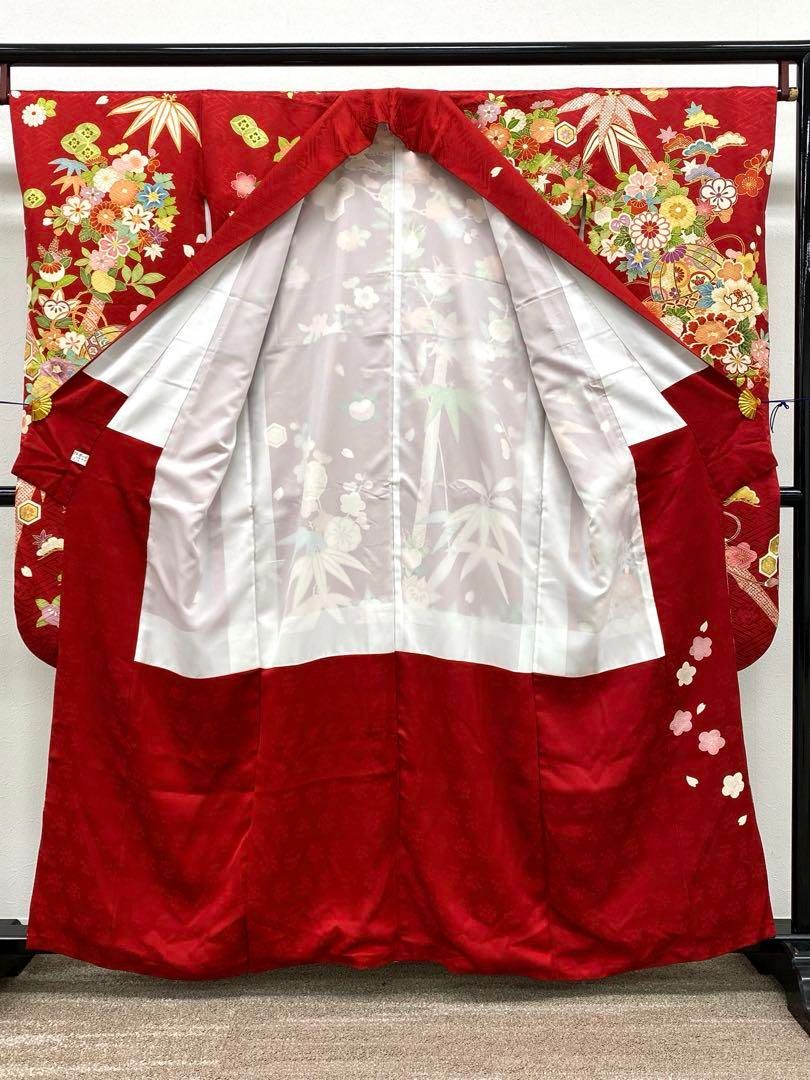 振袖 豪華 吉澤友禅 金駒 金彩 紋意匠 身丈156cm 撥水加工済