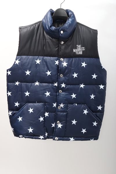 Marblesマーブルズ 2018 STARS PUFFY VESTスター中綿ベスト新品【S】【MJKA54794】