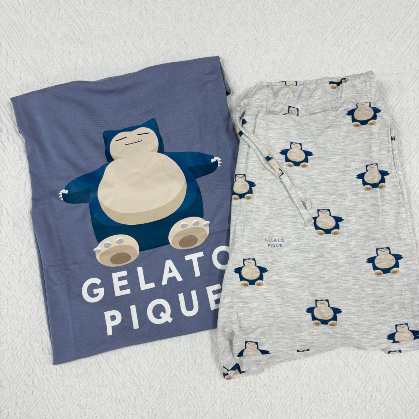 ジェラートピケ ポケモン スリープ カビゴン ピカチュウ ポーチＬ ポケモンスリープ】総柄ポーチ（ポーチ）｜gelato pique