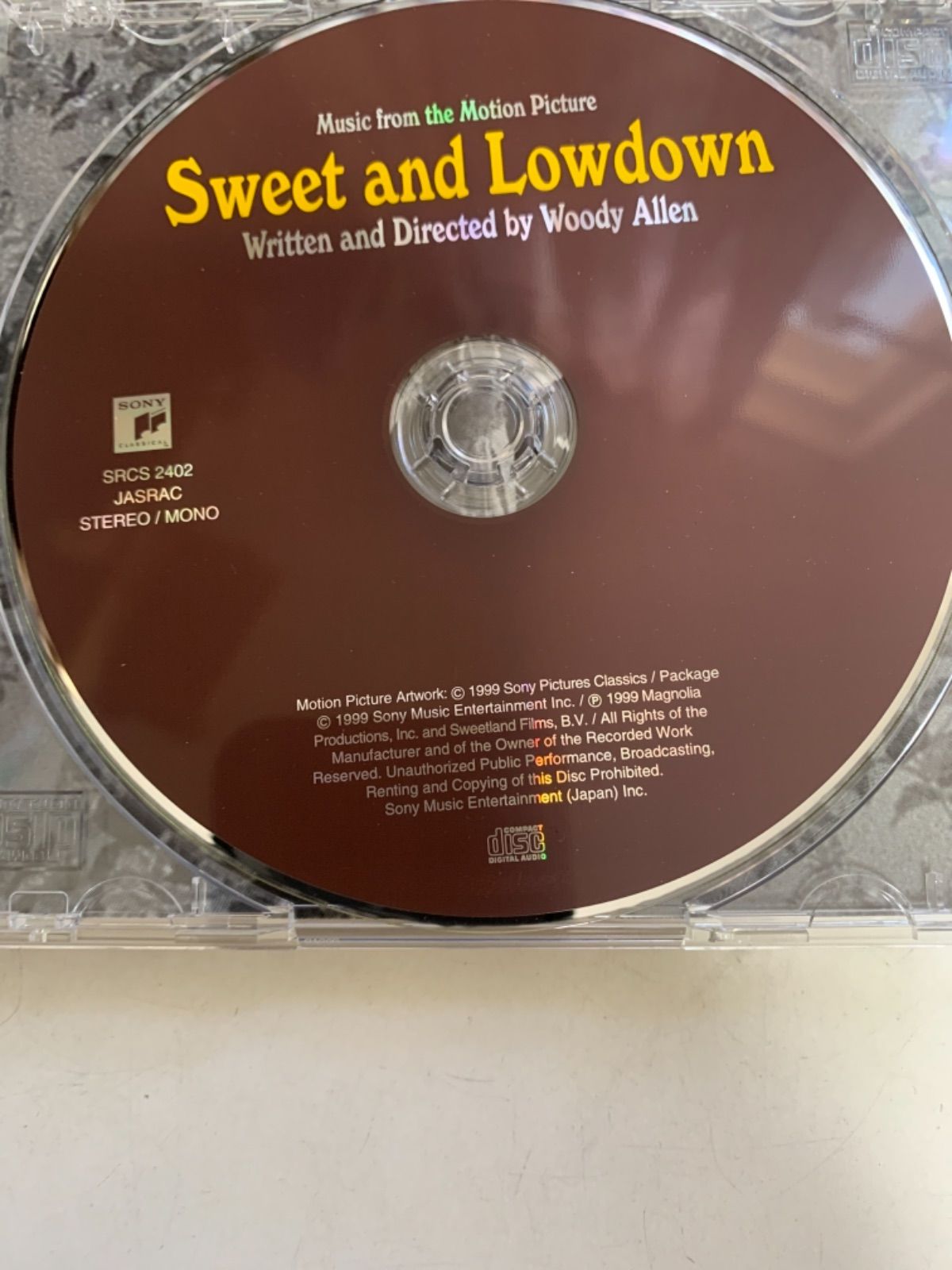 Sweet and Lowdown/ギター弾きの恋-日本盤サントラ CD - メルカリShops