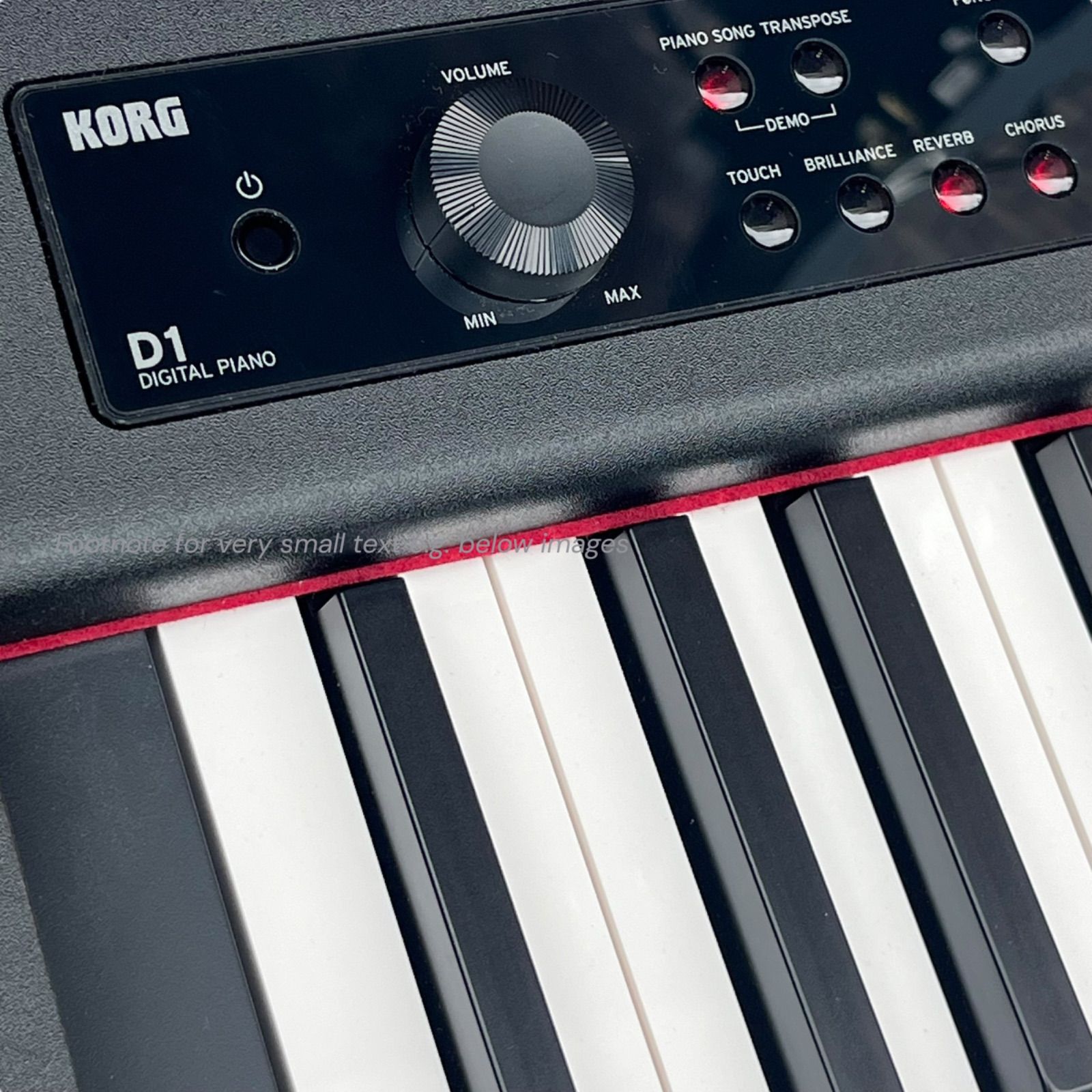 KORG|コルグ DIGITAL PIANO D1 譜面台 ペダル